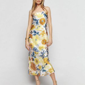 NWT Reformation Joana Silk Dress (Livia, XS)